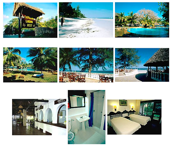 Diani hôtel 3 étoiles Papillon Diani Kenya